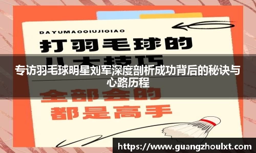 专访羽毛球明星刘军深度剖析成功背后的秘诀与心路历程