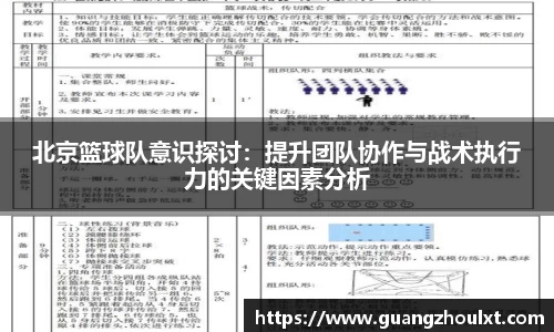 北京篮球队意识探讨：提升团队协作与战术执行力的关键因素分析
